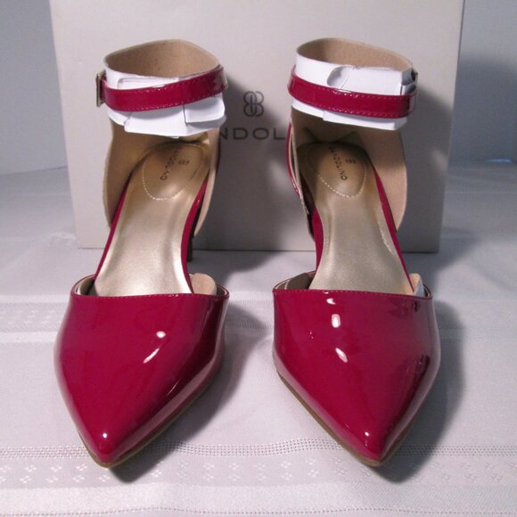 Bandolino Ginata D'Orsay Ankle Strap Pointed Toe Pumps Sz 10 - Picture 4 of 13
